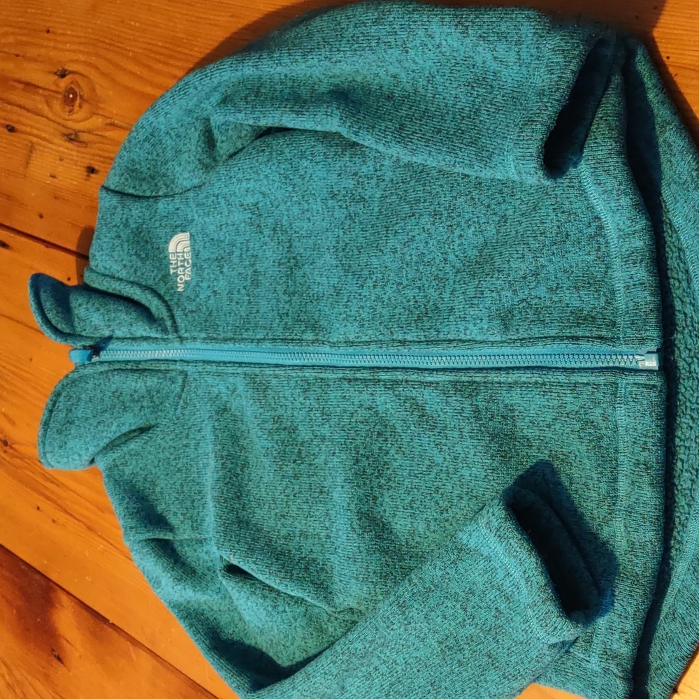The North face sz s 7/8 full zip jacket